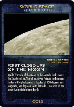 2006 World Space Museum Collector Cards #0019 First Close-Ups of the Moon Front