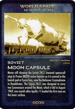 2006 World Space Museum Collector Cards #0035 Soviet Moon Capsule Front