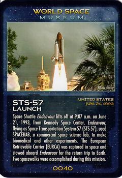 2006 World Space Museum Collector Cards #0040 STS-57 Launch Front