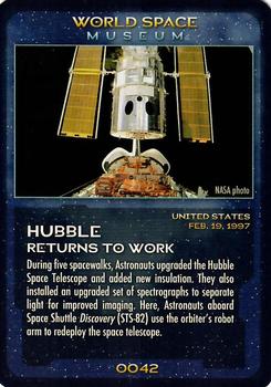 2006 World Space Museum Collector Cards #0042 Hubble Returns to Work Front