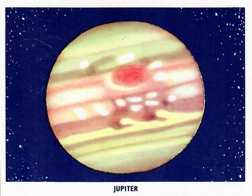 1959 Weetabix Conquest of Space Series B #22 Jupiter Front