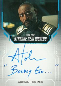 2023 Rittenhouse Star Trek: Strange New Worlds Season One - Inscription Autograph Cards #NNO Adrian Holmes Front