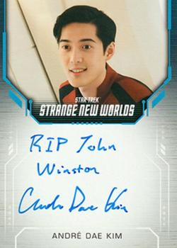 2023 Rittenhouse Star Trek Strange New Worlds Season One - Inscription Autograph Cards #NNO Andre Dae Kim / Chief Kyle Front