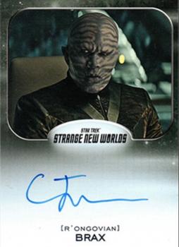 2023 Rittenhouse Star Trek Strange New Worlds Season One - Alien Autograph Cards #NNO Carlisle J. Williams / Brax Front