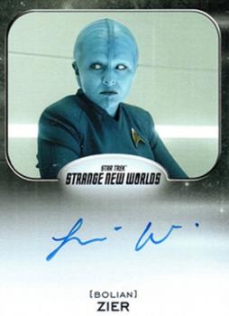 2023 Rittenhouse Star Trek: Strange New Worlds Season One - Alien Autograph Cards #NNO Torri Webster / Ensign Zier Front