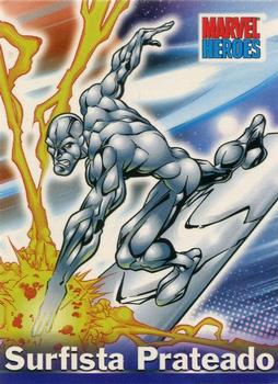 2001 Topps Marvel Heroes (Brazil) #33 Surfista Prateado Front