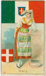 1904 Cope's Flags, Arms, and Types of All Nations #10 Italy Front