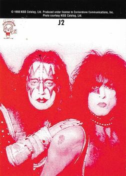 1997 Cornerstone Kiss Series One - Alive Worldwide Tour Red Foil #J2 Paul Stanley Back