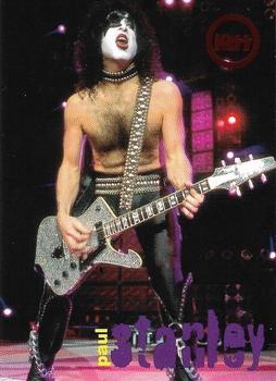 1997 Cornerstone Kiss Series One - Alive Worldwide Tour Red Foil #J2 Paul Stanley Front