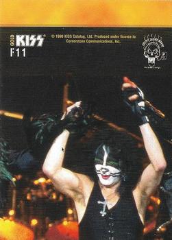 1998 Cornerstone Kiss Series Two - Gold Foil #F11 Peter Criss Back