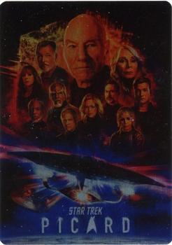 2024 Rittenhouse Star Trek: Picard Seasons 2 & 3 - Metal Poster Card #RW1 Star Trek Picard Front