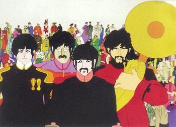 1999 Duo Cards The Beatles Yellow Submarine - Promos #1 The Beatles Front