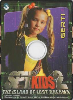 2002 Serious Spy Kids 2: The Island of Lost Dreams CD-ROM Cardz #SK2US04 Gerti Front