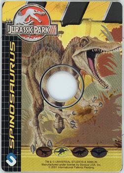 2001 Serious Jurassic Park III CD-ROM Cardz #NNO Spinosaurus Front