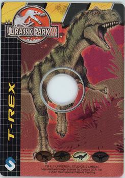 2001 Serious Jurassic Park III CD-ROM Cardz #NNO T-Rex Front