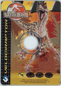 2001 Serious Jurassic Park III CD-ROM Cardz #NNO Velociraptor Front