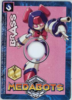 2001 Serious Medabots CD-ROM Cardz #NNO Brass Front