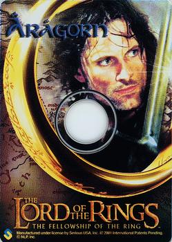 2001 Serious The Lord of the Rings: The Fellowship of the Ring CD-ROM Cardz #NNO Aragorn Front