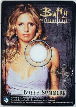 2001 Serious Buffy the Vampire Slayer CD-ROM Cardz #NNO Buffy Summers Front