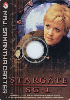 2001 Serious Stargate SG-1 CD-ROM Cardz #NNO Maj. Samantha Carter Front