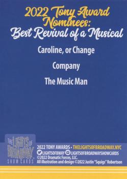2022 The Lights of Broadway Tony Moments - Tony Award Nominees #NNO Best Revival of a Musical Back