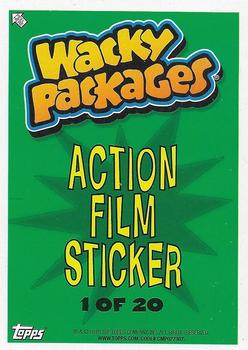 2018 Topps Wacky Packages Go to the Movies - Action Film Stickers #1 Won-Duh Woman Back