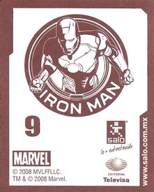 2008 Salo Marvel Iron Man Pelicula Album De Estampas #9 Estampa Normale 9 Back