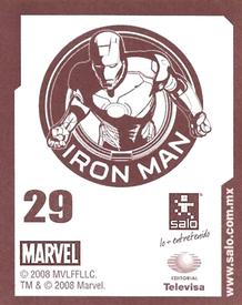 2008 Salo Marvel Iron Man Pelicula Album De Estampas #29 Estampa Normale 29 Back