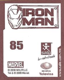 2008 Salo Marvel Iron Man Pelicula Album De Estampas #85 Estampa Normale 85 Back