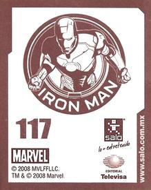 2008 Salo Marvel Iron Man Pelicula Album De Estampas #117 Estampa Normale 117 Back