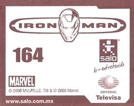 2008 Salo Marvel Iron Man Pelicula Album De Estampas #164 Estampa Normale 164 Back