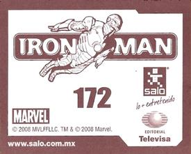 2008 Salo Marvel Iron Man Pelicula Album De Estampas #172 Estampa Normale 172 Back