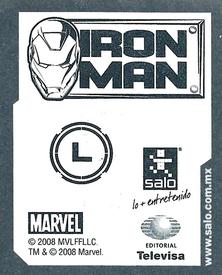 2008 Salo Marvel Iron Man Pelicula Album De Estampas #L Estampa Especiale L Back
