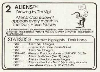 1991 Dark Horse Comics #2 Aliens Back