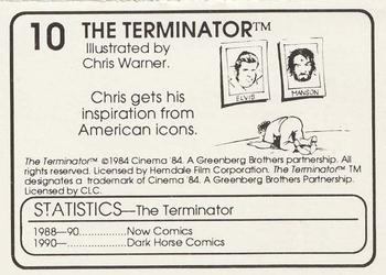 1991 Dark Horse Comics #10 Terminator Back