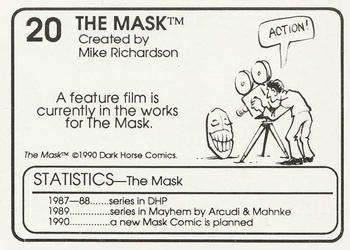 1991 Dark Horse Comics #20 The Mask Back