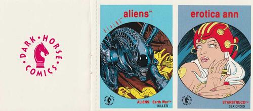 1991 Dark Horse Comics - Panels #1 / 3 Erotica Ann / Aliens Front