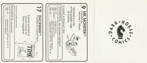 1991 Dark Horse Comics - Panels #9 / 17 Doc Stearns Mr Monster / Duckman Back