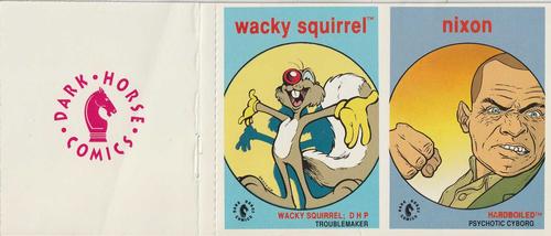 1991 Dark Horse Comics - Panels #13 / 18 Wacky Squirrel / Nixon Hard boiled Front
