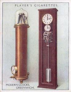 1928 Player's Clocks Old & New #20 Modern Clocks, Greenwich Front