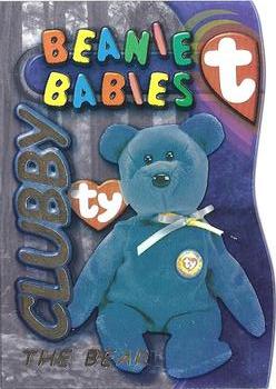 1999 Clubby I and II Beanie / Buddy Gold Cards #9990 Clubby Beanie Baby Front