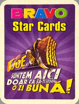 2004 Bravo Star Playing Cards (Romania) #A♣ Justin Timberlake Back
