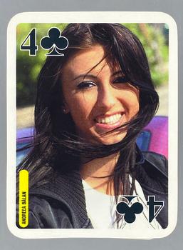 2004 Bravo Star Playing Cards (Romania) #4♣ Andreea Balan Front