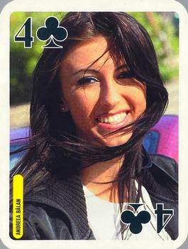 2004 Bravo Star Playing Cards (Romania) #4♣ Andreea Balan Front