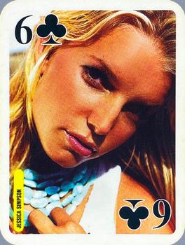 2004 Bravo Star Playing Cards (Romania) #6♣ Jessica Simpson Front