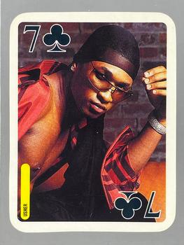 2004 Bravo Star Playing Cards (Romania) #7♣ Usher Front