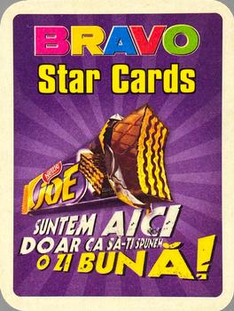 2004 Bravo Star Playing Cards (Romania) #7♣ Usher Back