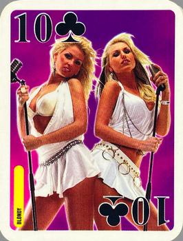 2004 Bravo Star Playing Cards (Romania) #10♣ Blondy Front