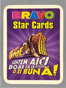 2004 Bravo Star Playing Cards (Romania) #J♠ Eminem Back