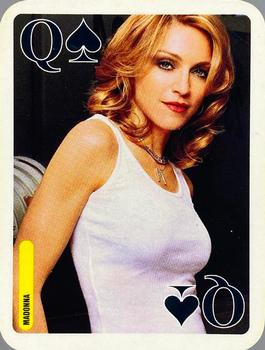 2004 Bravo Star Playing Cards (Romania) #Q♠ Madonna Front